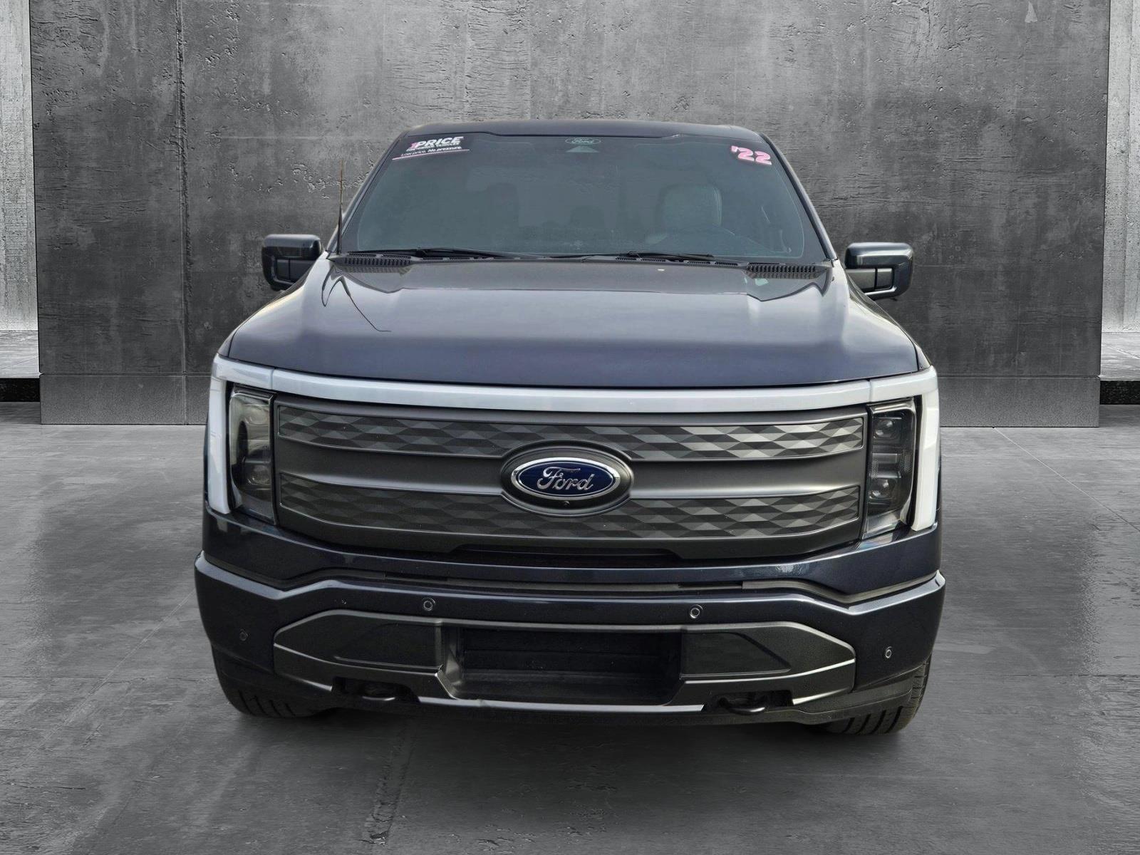 Used 2022 Ford F-150 Lightning Lariat with VIN 1FT6W1EV2NWG07296 for sale in Las Vegas, NV