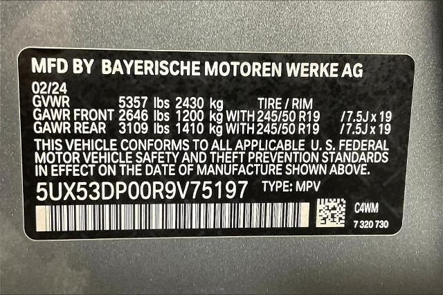 2024 BMW X3 xDrive30i Vehicle Photo in Tulsa, OK 74129