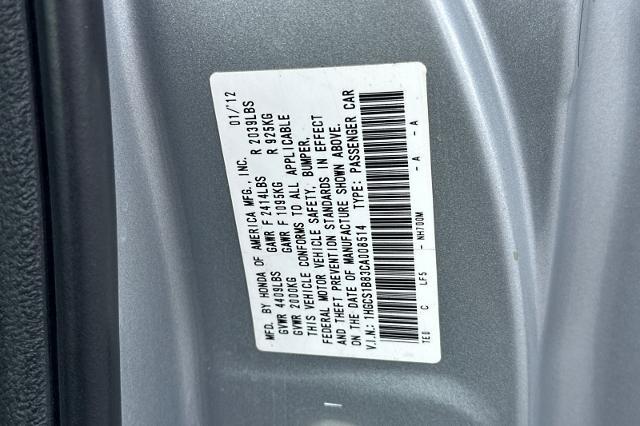 2012 Honda Accord Cpe Vehicle Photo in SPOKANE, WA 99202-2191