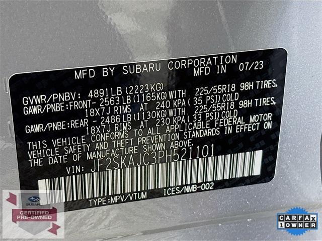 2023 Subaru Forester Vehicle Photo in Puyallup, WA 98371