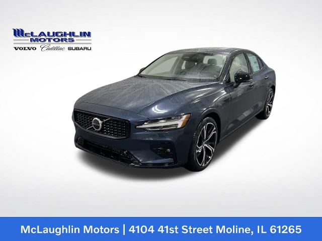 Denim Blue Metallic 2024 Volvo S60 B5 Core Dark Theme FWD Sedan Front-Wheel Drive Automatic