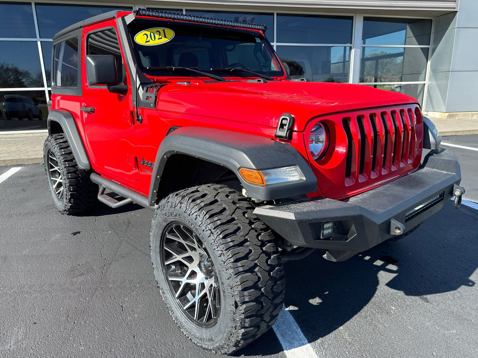 Used 2021 Jeep Wrangler Sport S with VIN 1C4GJXAN7MW769466 for sale in Burlington, KS