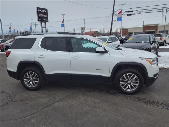 Used 2018 GMC Acadia SLE-2 with VIN 1GKKNSLS2JZ165150 for sale in Lockport, NY