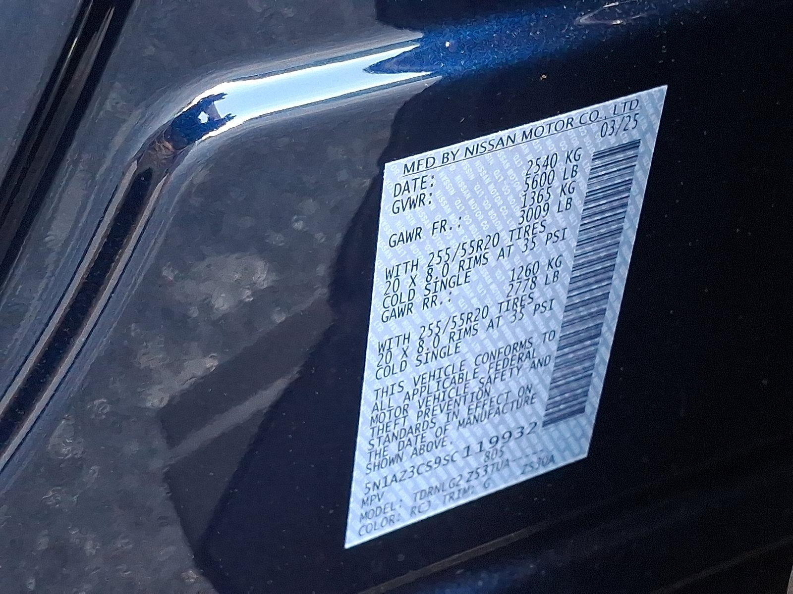 2025 Nissan Murano Vehicle Photo in Mechanicsburg, PA 17050-2306