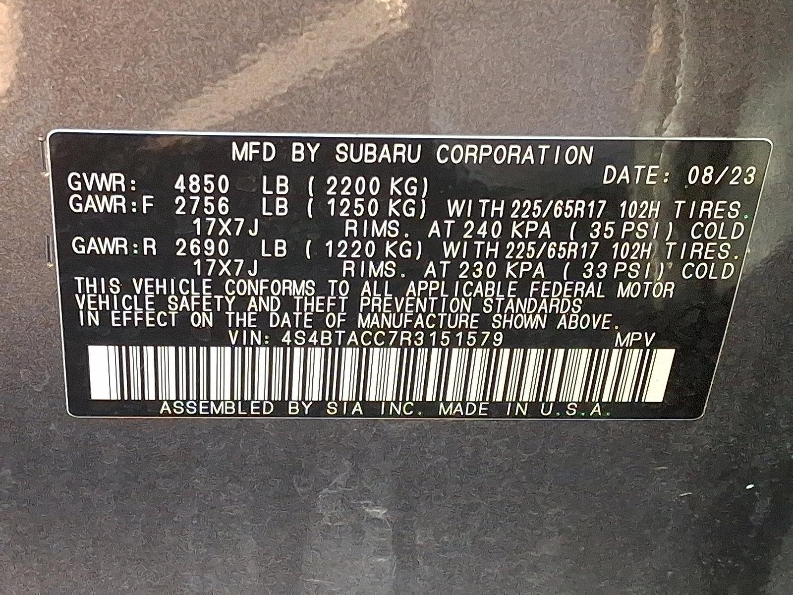 2024 Subaru Outback Vehicle Photo in Easton, PA 18045