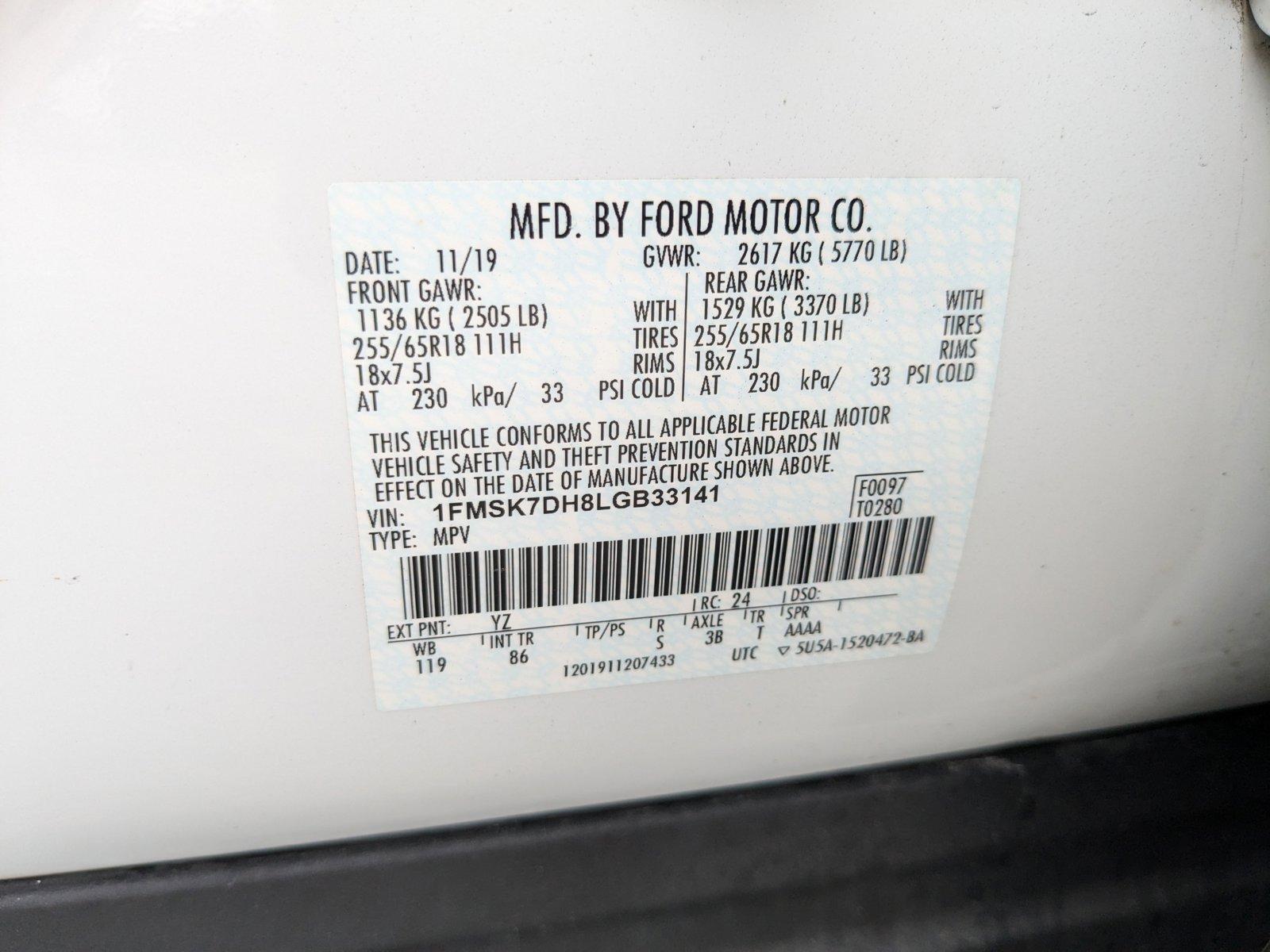 2020 Ford Explorer Vehicle Photo in MIAMI, FL 33134-2699