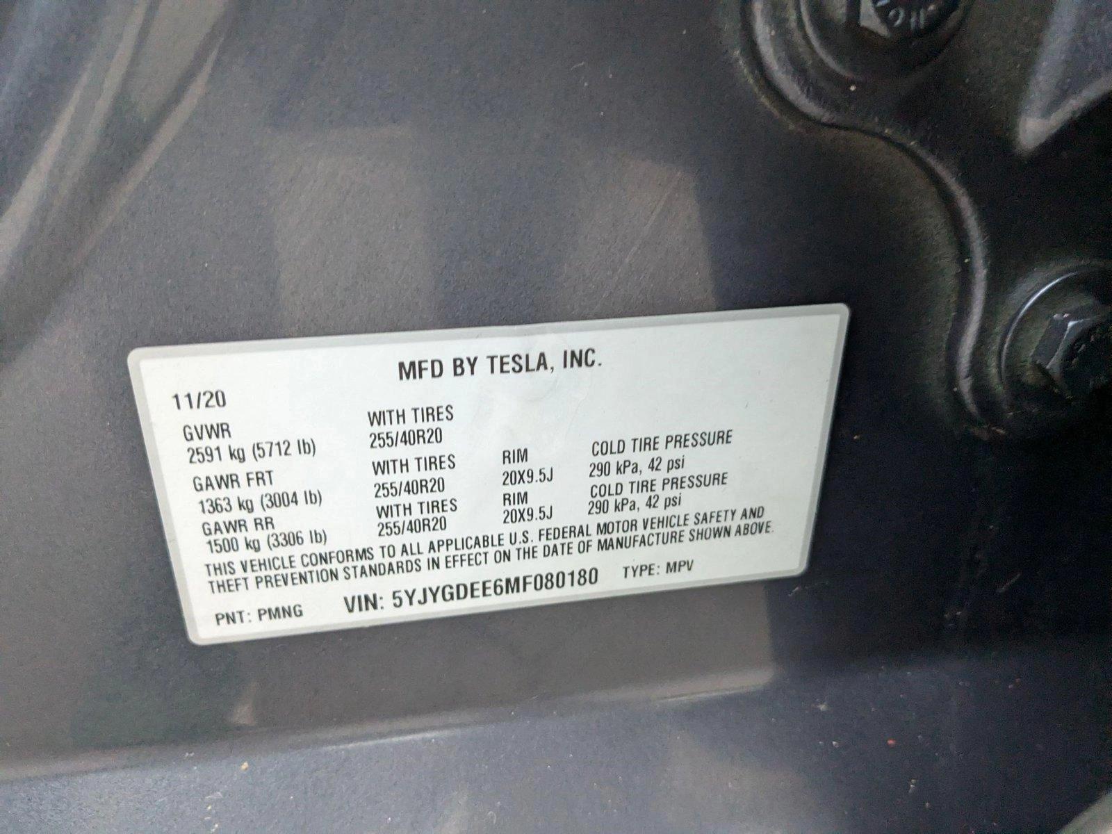 2021 Tesla Model Y Vehicle Photo in LONE TREE, CO 80124-2750