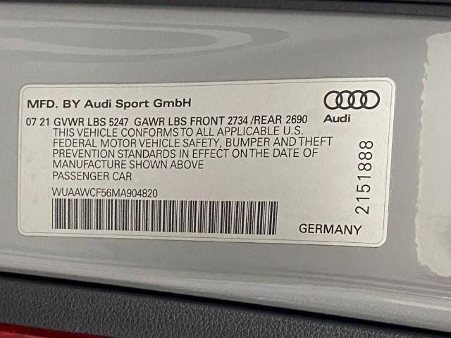 2021 Audi RS 5 Sportback Vehicle Photo in Appleton, WI 54913