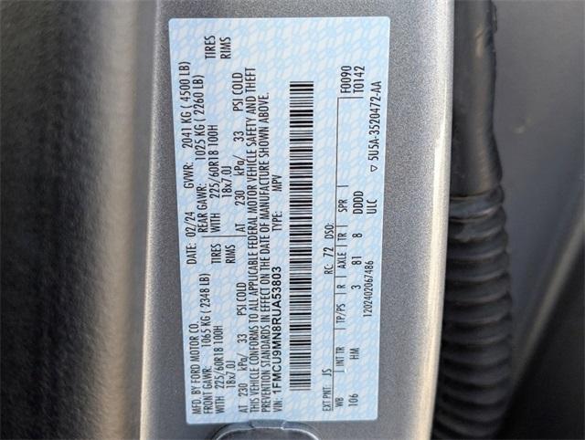2024 Ford Escape Vehicle Photo in AURORA, CO 80012-4011
