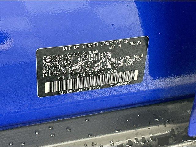 2023 Subaru WRX Vehicle Photo in Doylestown, PA 18902