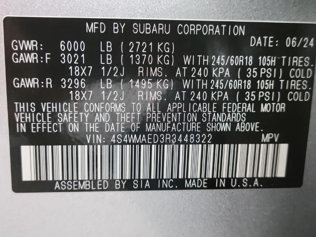 2024 Subaru Ascent Vehicle Photo in Oshkosh, WI 54904