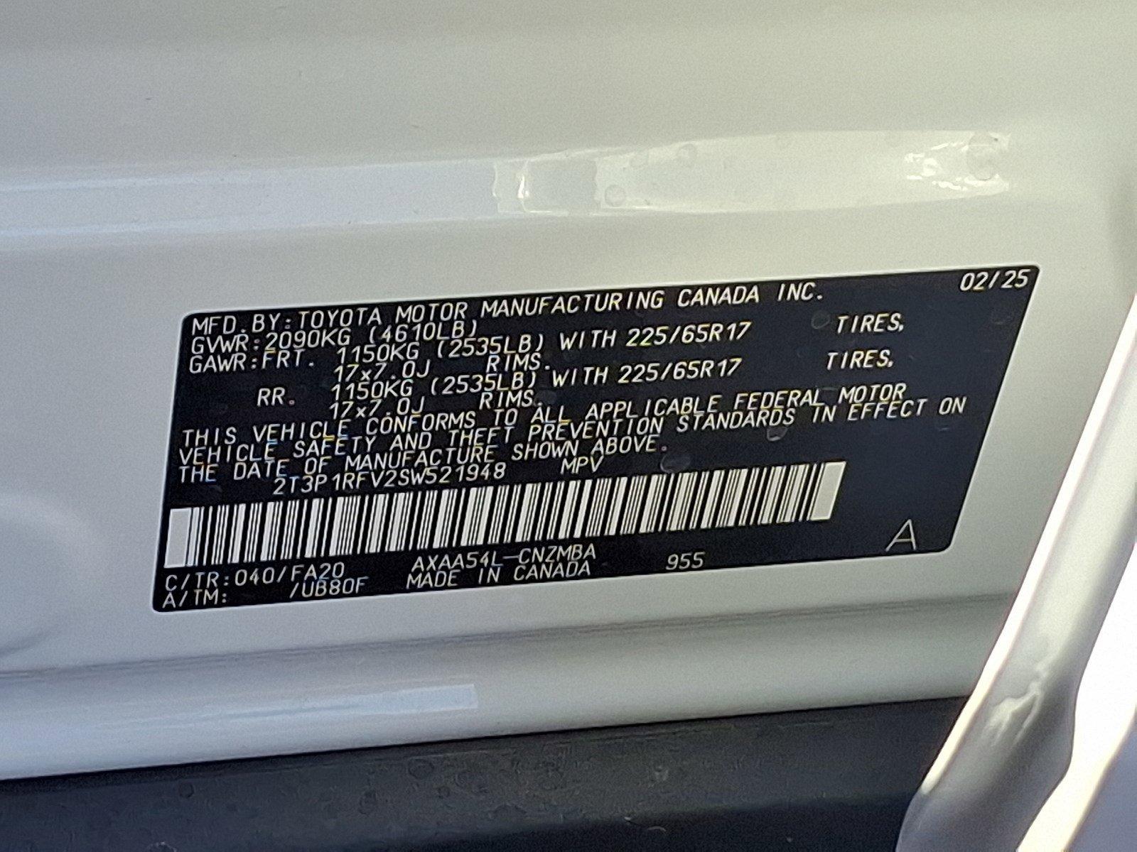 2025 Toyota RAV4 Vehicle Photo in Harrisburg, PA 17111