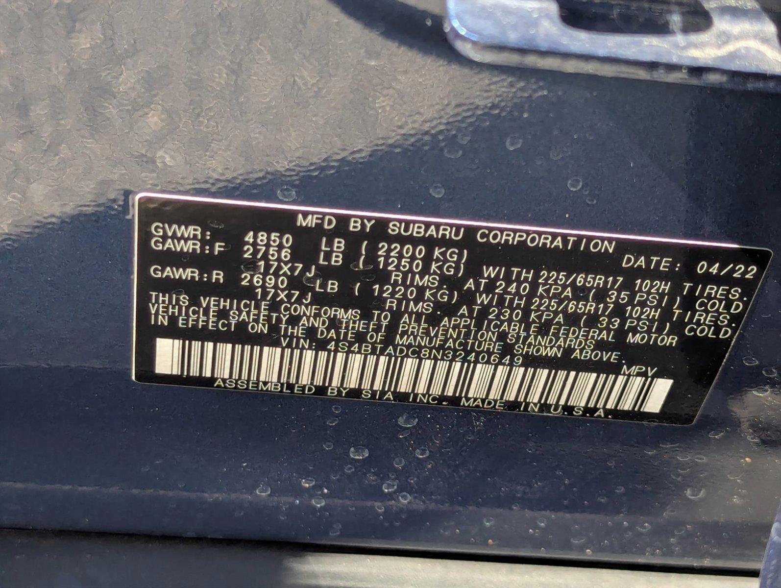 2022 Subaru Outback Vehicle Photo in Delray Beach, FL 33444