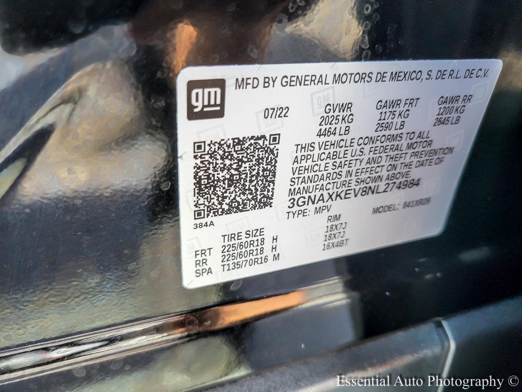 2022 Chevrolet Equinox Vehicle Photo in AURORA, IL 60503-9326
