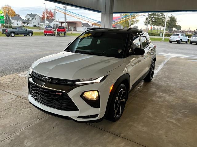 Used 2021 Chevrolet Trailblazer RS with VIN KL79MTSL7MB165930 for sale in Ossian, IN