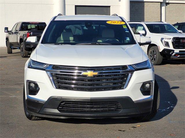 Used 2022 Chevrolet Traverse 3LT with VIN 1GNERHKW7NJ110886 for sale in Folsom, CA