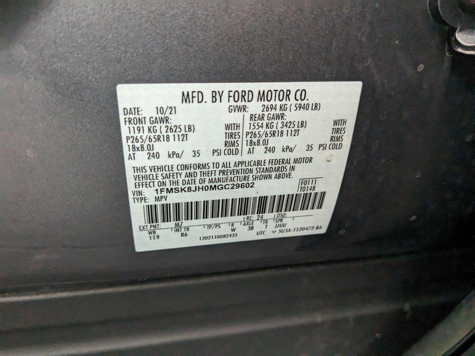 2021 Ford Explorer Vehicle Photo in Sanford, FL 32771