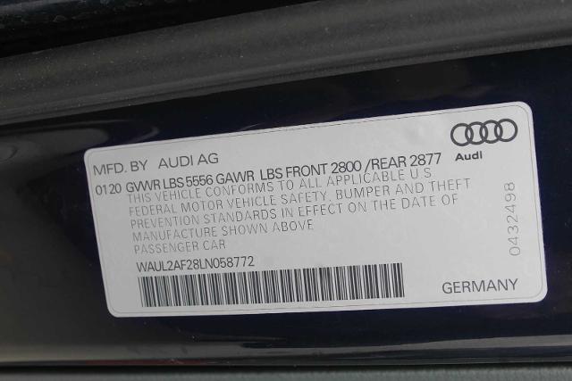 2020 Audi A6 Vehicle Photo in HOUSTON, TX 77090