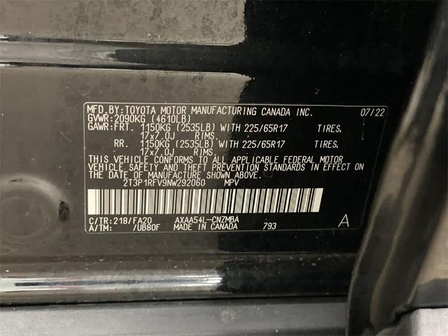 2022 Toyota RAV4 Vehicle Photo in PORTLAND, OR 97225-3518