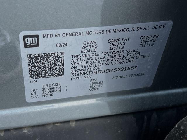 2024 Chevrolet Blazer EV Vehicle Photo in PITTSBURG, CA 94565-7121