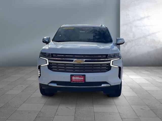 Used 2022 Chevrolet Tahoe Premier with VIN 1GNSKSKD3NR133229 for sale in Iowa City, IA