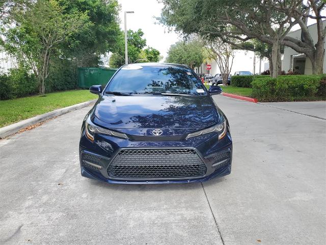Certified 2020 Toyota Corolla SE with VIN JTDS4RCE0LJ037556 for sale in Delray Beach, FL