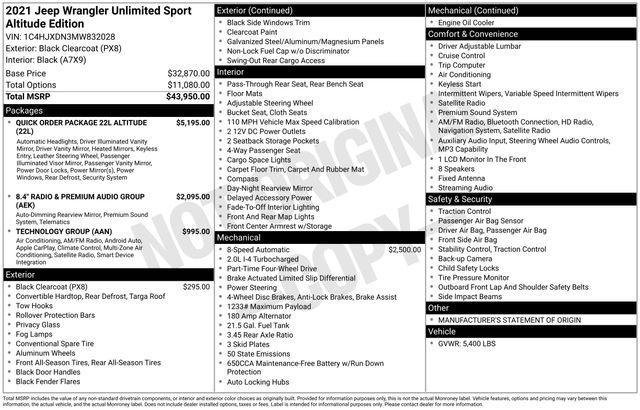 2021 Jeep Wrangler Unlimited Vehicle Photo in DANBURY, CT 06810-5034