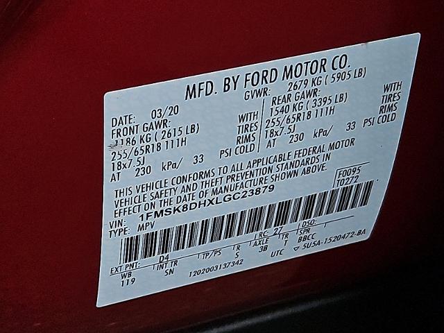 2020 Ford Explorer Vehicle Photo in TREVOSE, PA 19053-4984