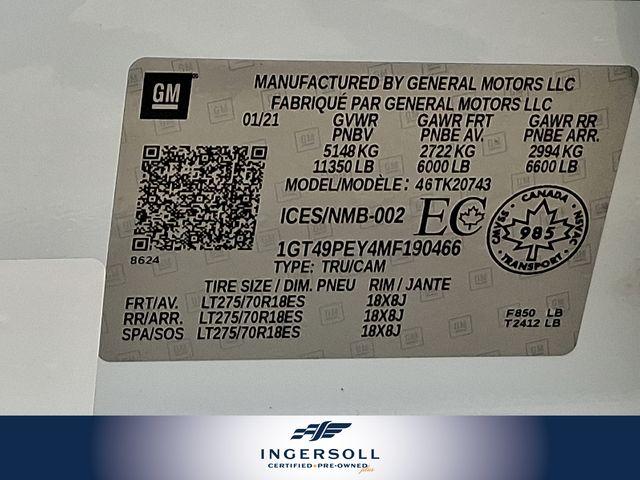 2021 GMC Sierra 2500 HD Vehicle Photo in WATERTOWN, CT 06795-3318