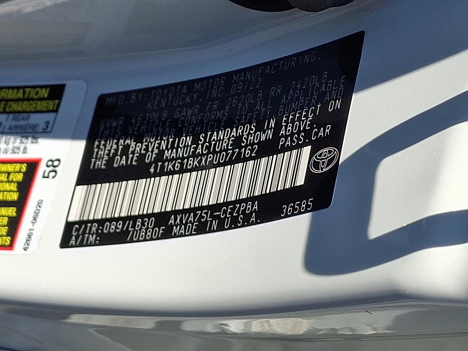 2023 Toyota Camry Vehicle Photo in Harrisburg, PA 17111-1033