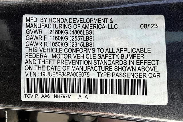 2023 Acura TLX Vehicle Photo in Tulsa, OK 74145