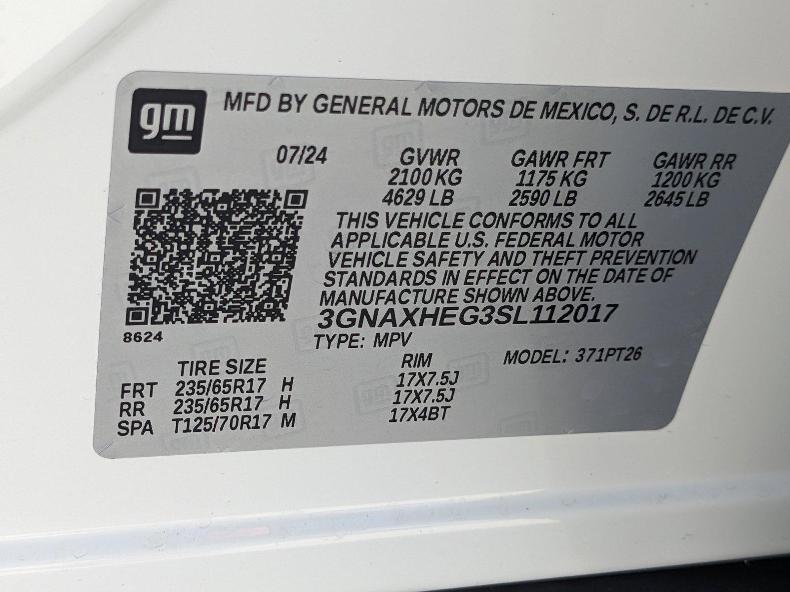 2025 Chevrolet Equinox Vehicle Photo in MIAMI, FL 33172-3015