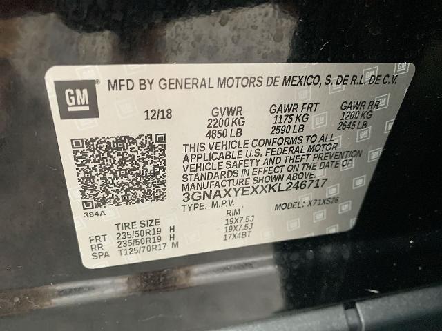 2019 Chevrolet Equinox Vehicle Photo in MOON TOWNSHIP, PA 15108-2571