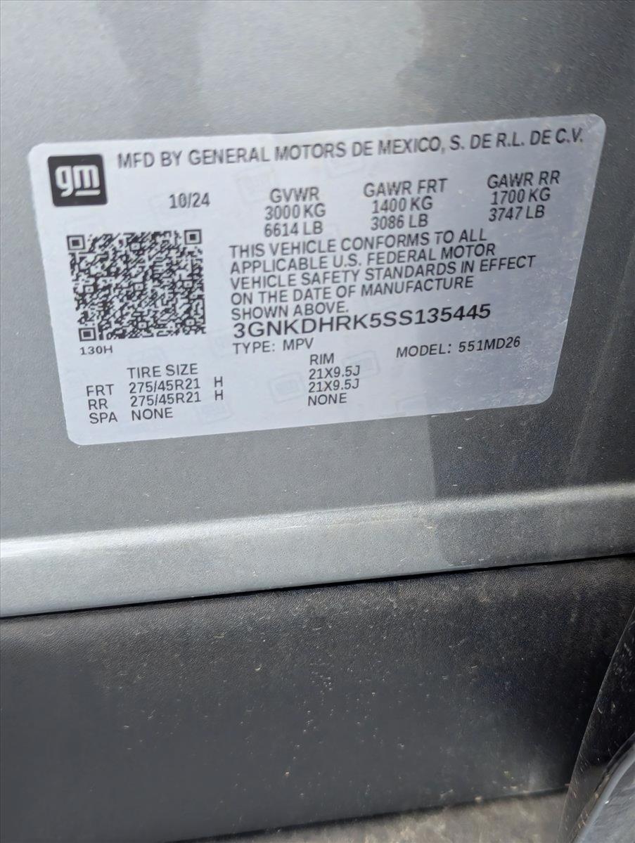 2025 Chevrolet Blazer EV Vehicle Photo in PEMBROKE PINES, FL 33024-6534