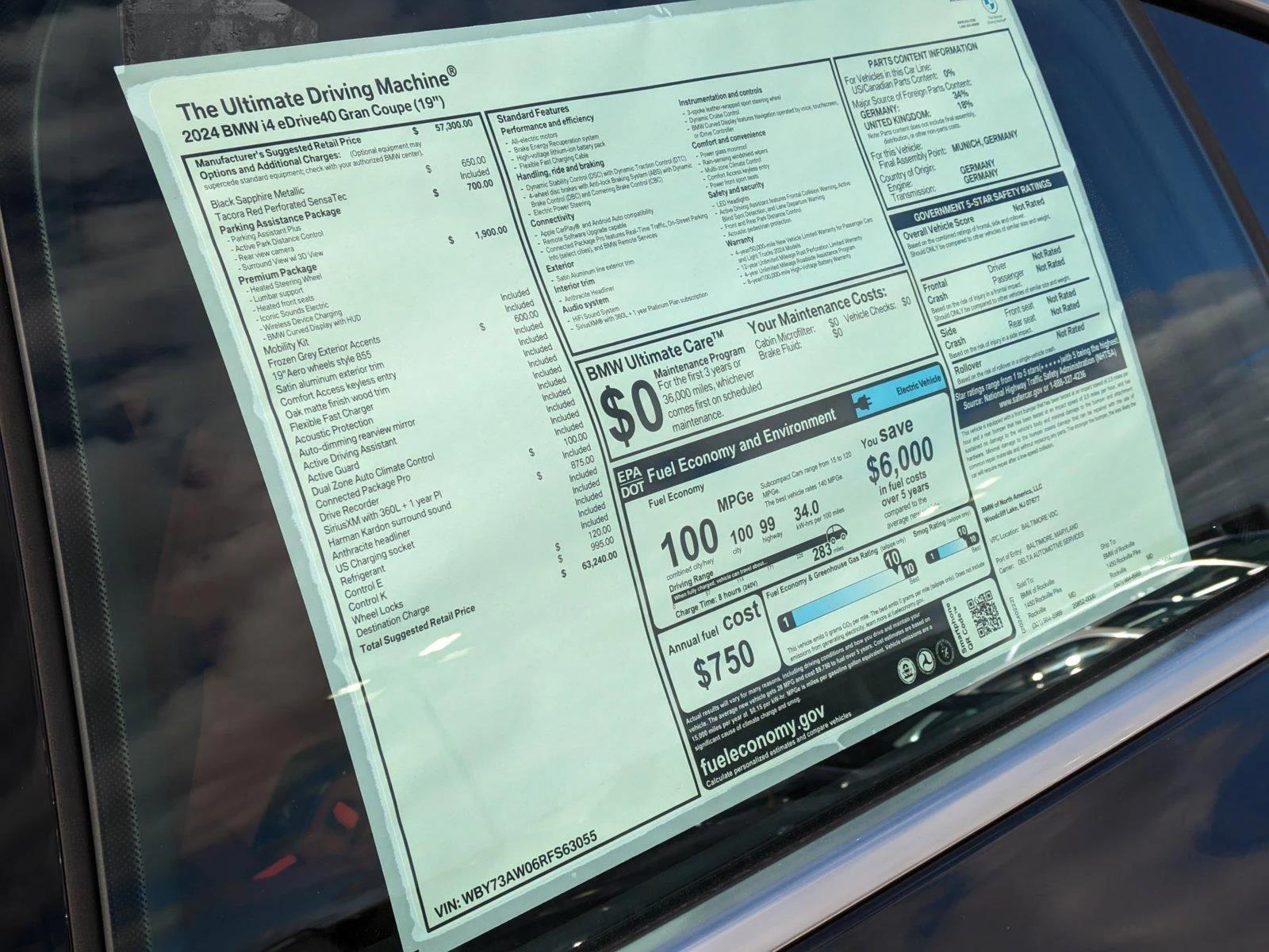 2024 BMW i4 Vehicle Photo in Rockville, MD 20852