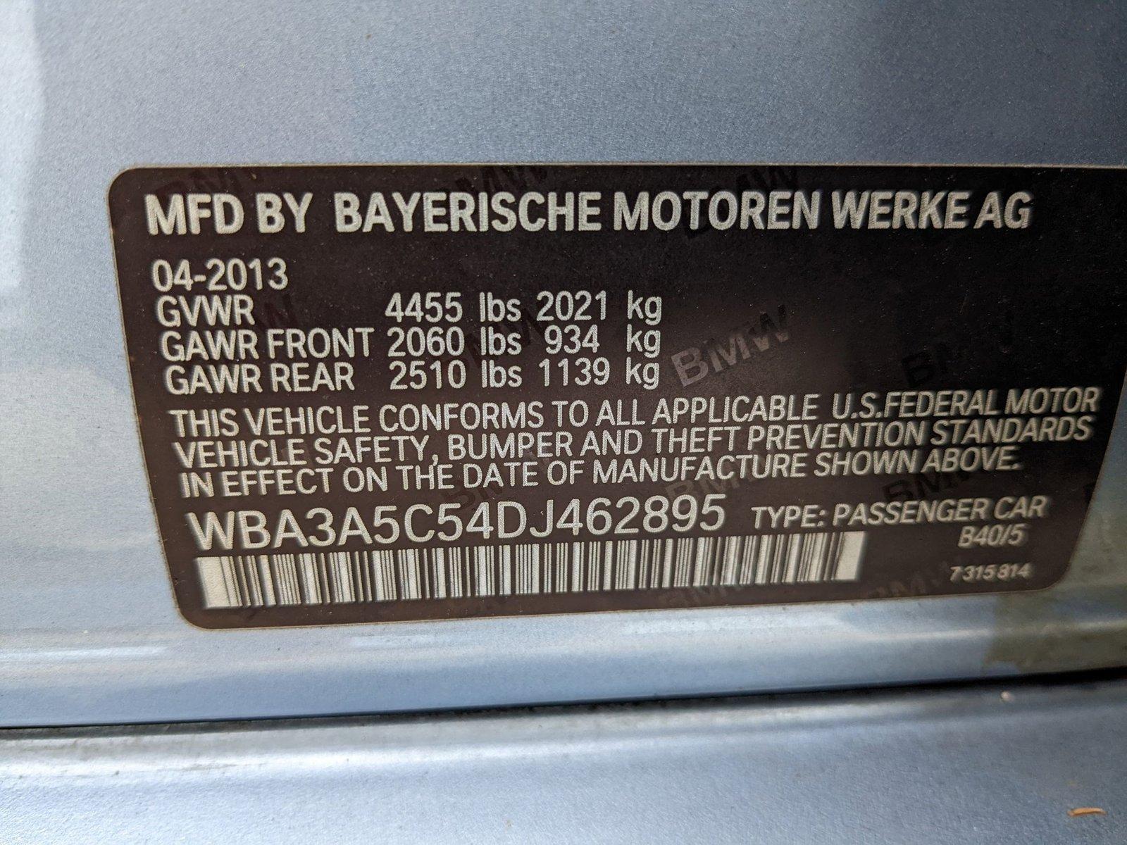 2013 BMW 3 Series Vehicle Photo in ORLANDO, FL 32808-7998