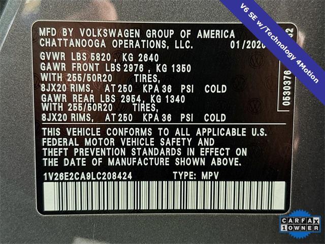 2020 Volkswagen Atlas Cross Sport Vehicle Photo in Puyallup, WA 98371