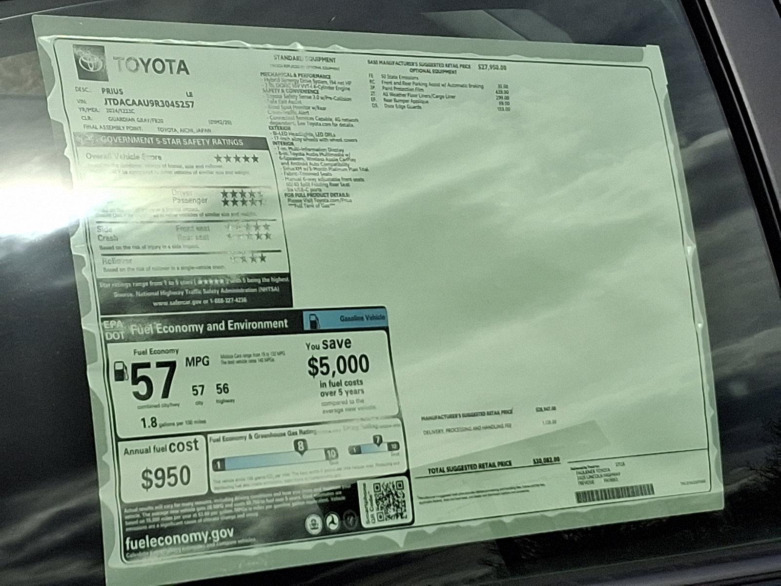2024 Toyota Prius Vehicle Photo in Trevose, PA 19053
