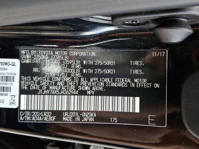 2018 Lexus LX 570 Vehicle Photo in DANBURY, CT 06810-5034