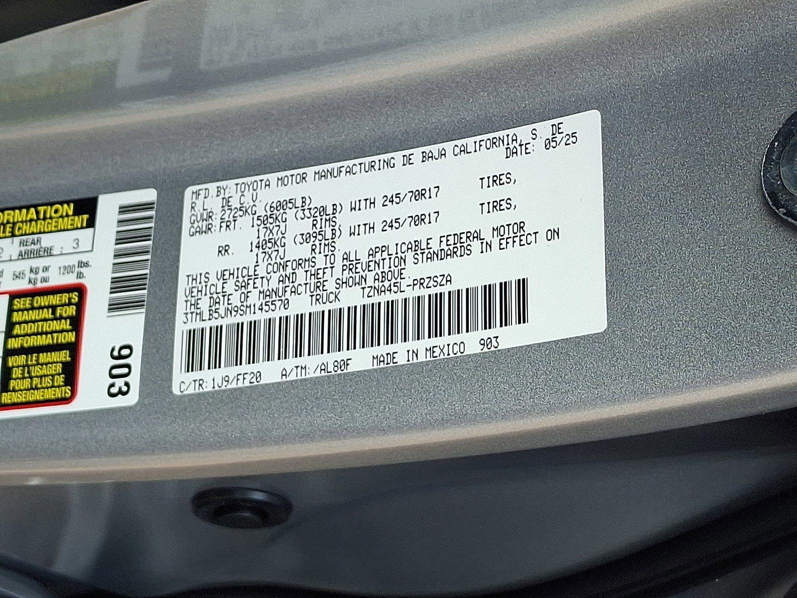 2025 Toyota Tacoma 4WD Vehicle Photo in Harrisburg, PA 17111