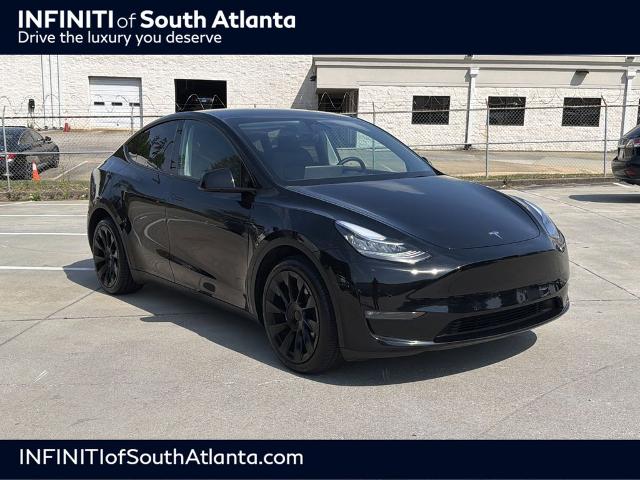 Solid Black 2021 Tesla Model Y Long Range AWD SUV / Crossover All-Wheel Drive Automatic