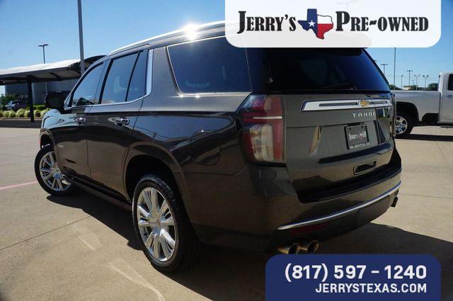 Used 2021 Chevrolet Tahoe High Country with VIN 1GNSKTKL4MR125734 for sale in Weatherford, TX