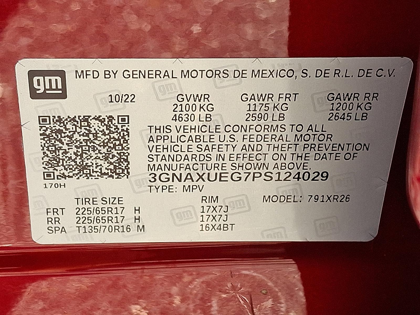 2023 Chevrolet Equinox Vehicle Photo in BETHLEHEM, PA 18017-9401