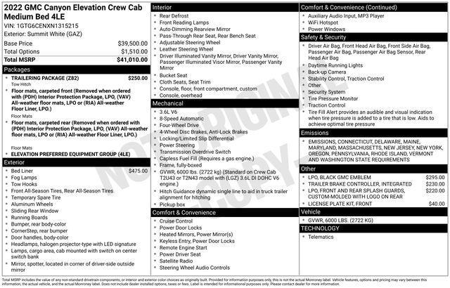 2022 GMC Canyon Vehicle Photo in DANBURY, CT 06810-5034