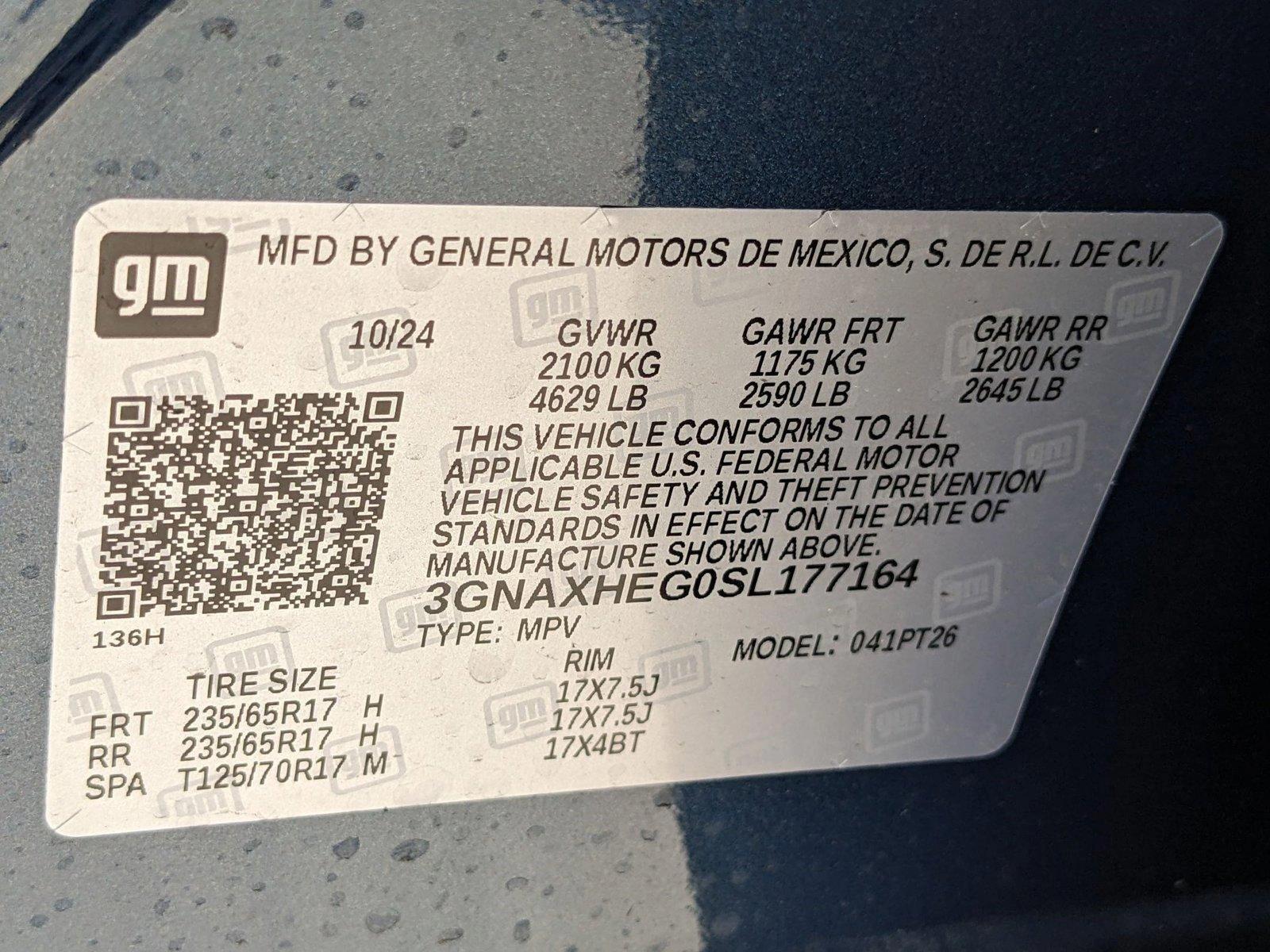 2025 Chevrolet Equinox Vehicle Photo in MIAMI, FL 33172-3015