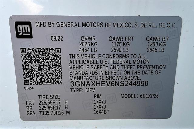 2022 Chevrolet Equinox Vehicle Photo in Tulsa, OK 74145