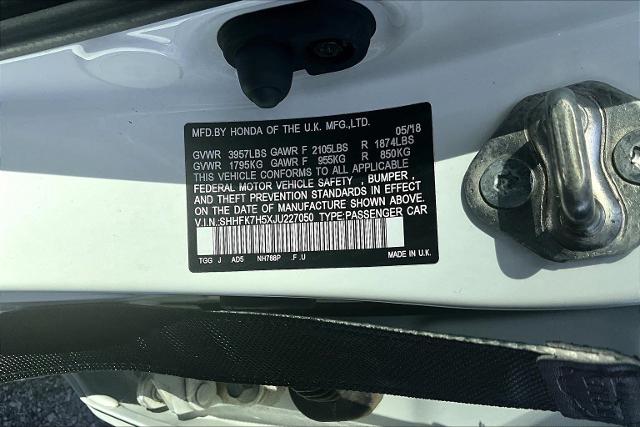 2018 Honda Civic Hatchback Vehicle Photo in Tulsa, OK 74145
