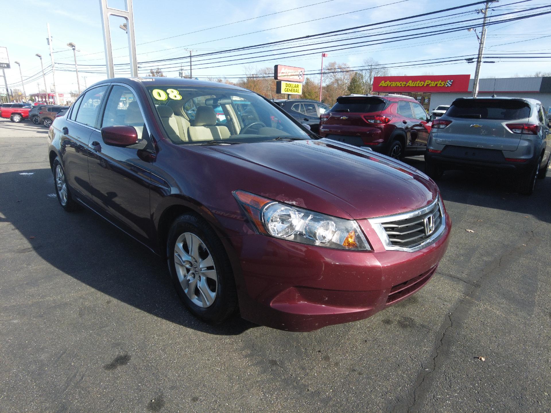 Used 2008 Honda Accord LX-P with VIN 1HGCP26408A051441 for sale in Girard, PA