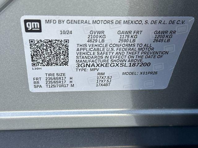 2025 Chevrolet Equinox Vehicle Photo in RIVERSIDE, CA 92504-4106