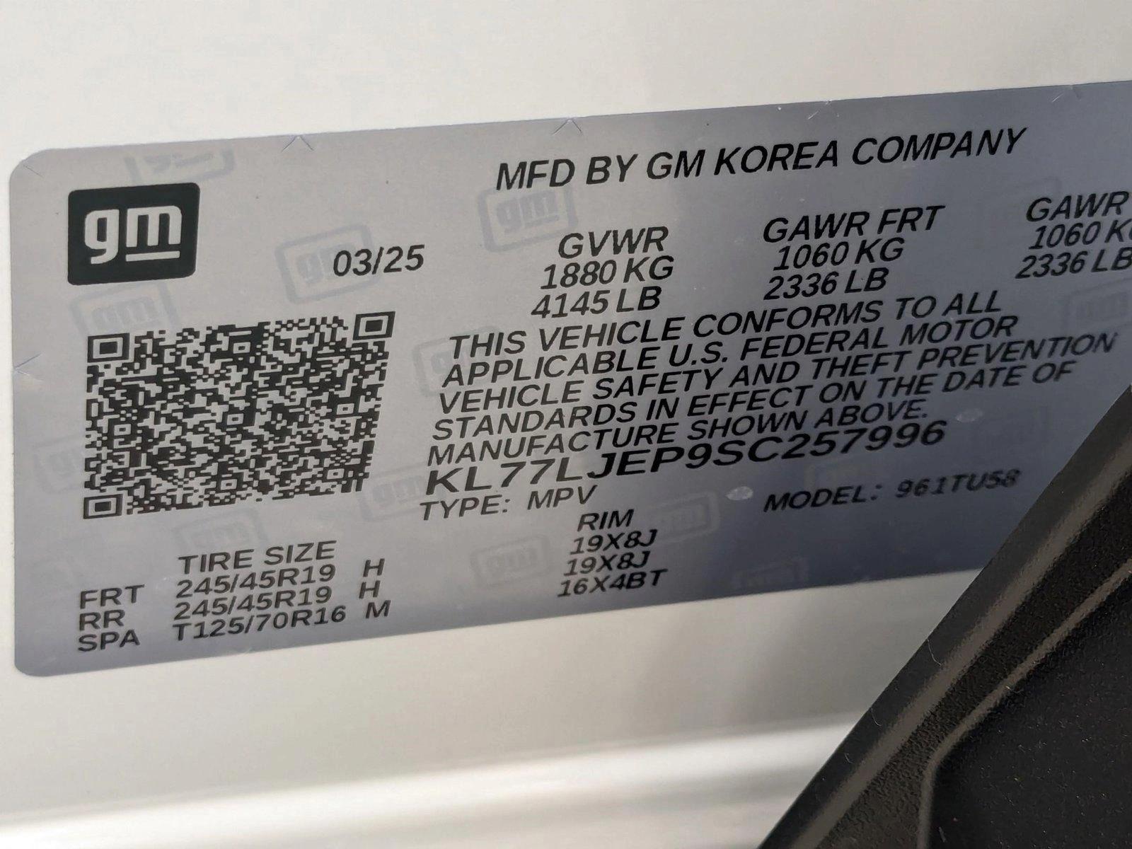 2025 Chevrolet Trax Vehicle Photo in MIAMI, FL 33134-2699